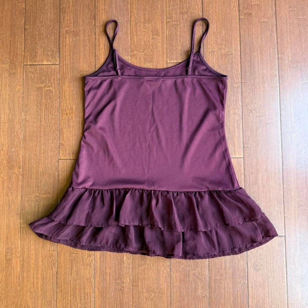 Maurice's Purple Ruffle Trim Tank - Picture 2 of 6